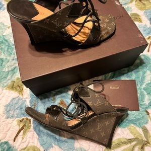 Louis Vuitton wedges shoes